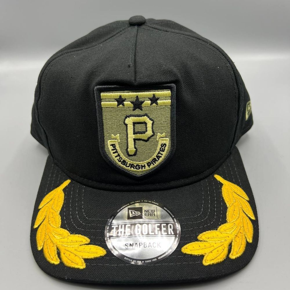 Pittsburgh Pirates Hat Men Military Patch The Golfer New‎ Era Snap Back Cap New